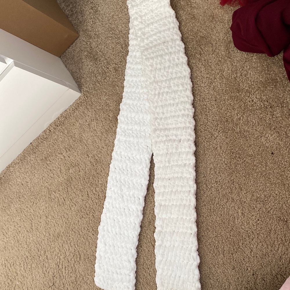 White scarf